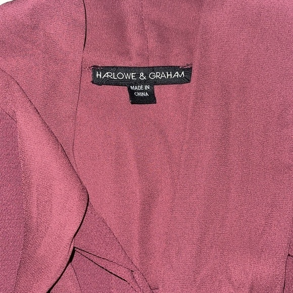 Harlowe & Graham Plum Blouse - Picture 5 of 7